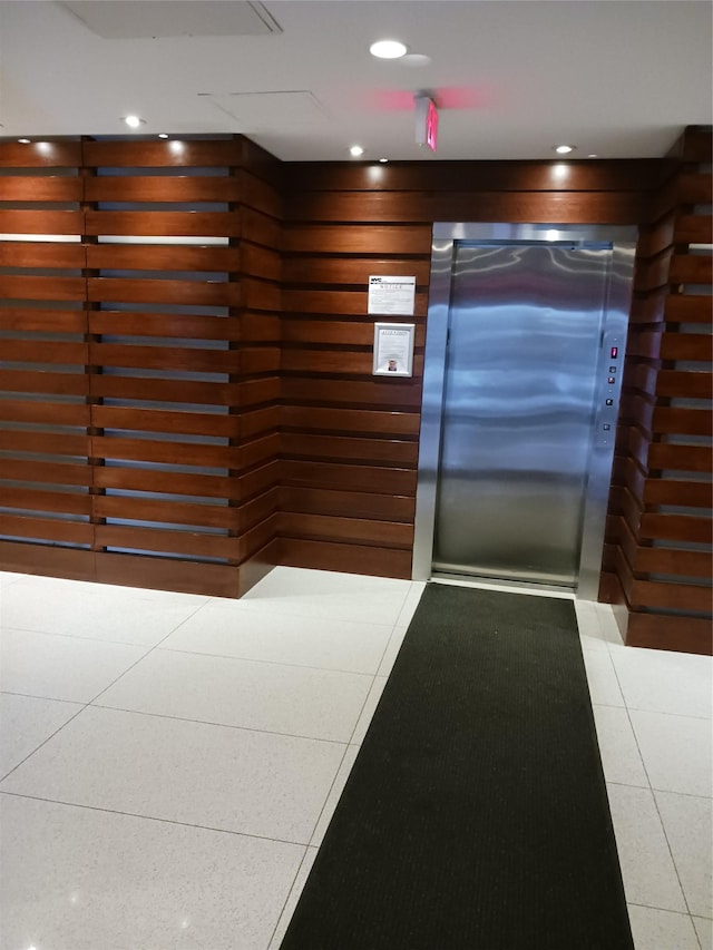 8710 51st Ave Unit 1P, Elmhurst, NY 11373 - building lobby with recessed lighting