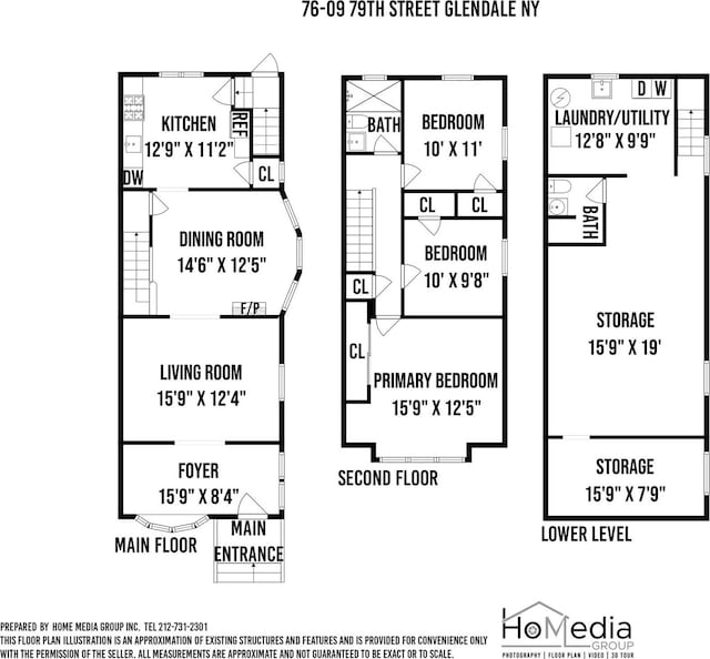 7609 79th St, Glendale, NY 11385 - view of home floor plan