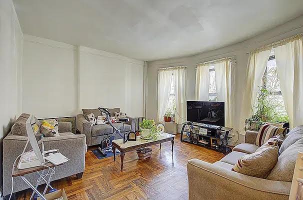 1304 Pacific St Unit B1, Brooklyn, NY 11216 - living room with radiator heating unit