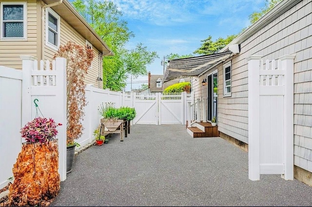 24 Lowerre St, Babylon, NY 11702 - view of patio featuring a gate