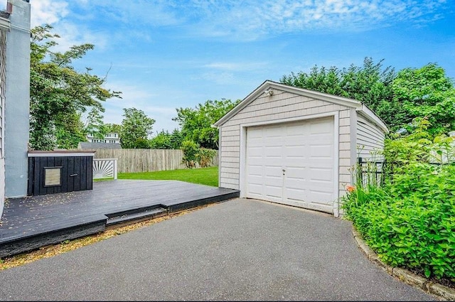 24 Lowerre St, Babylon, NY 11702 - detached garage with asphalt driveway