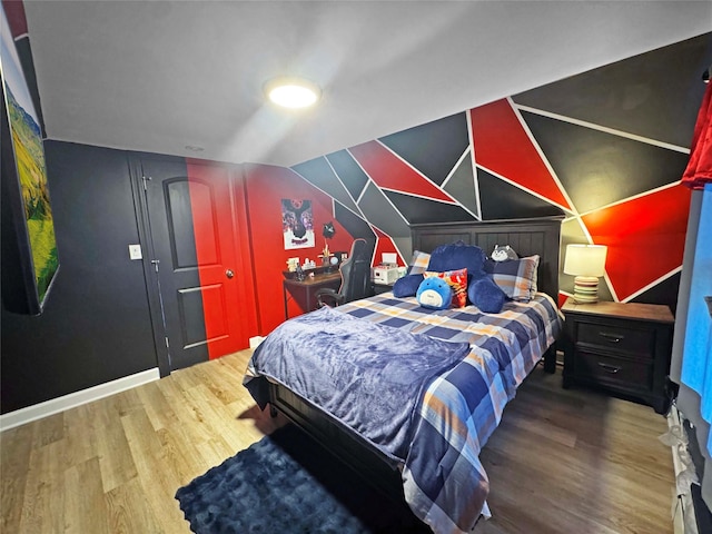 41 School St, Cortlandt Manor, NY 10567 - bedroom with wood finished floors and lofted ceiling