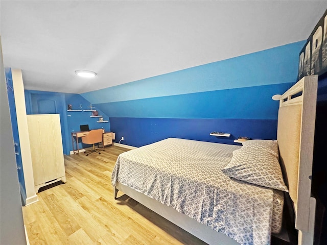 41 School St, Cortlandt Manor, NY 10567 - bedroom featuring wood finished floors and lofted ceiling