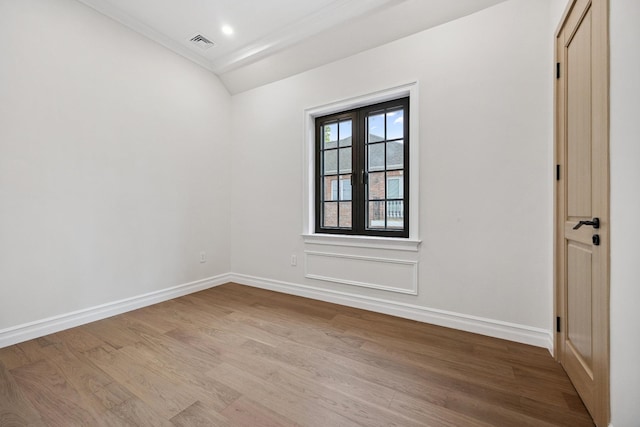 35-26 221st St, Bayside, NY 11361 - unfurnished room featuring wood finished floors and ornamental molding
