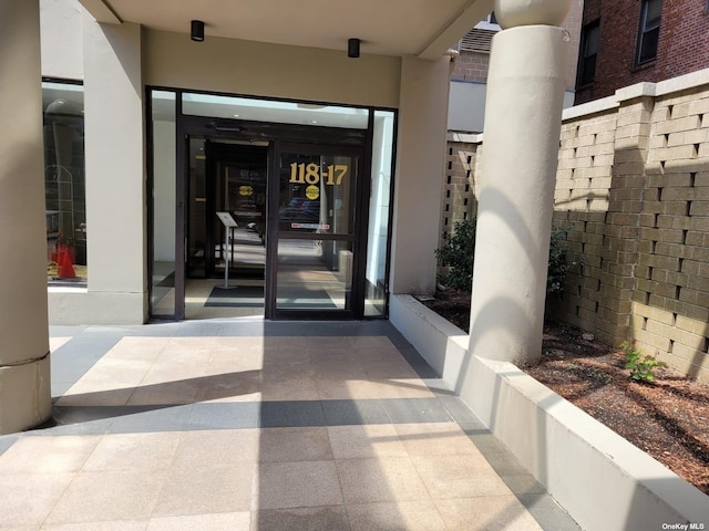118-17 Union Tpke Unit 14E, Forest Hills, NY 11375 - property entrance with stucco siding