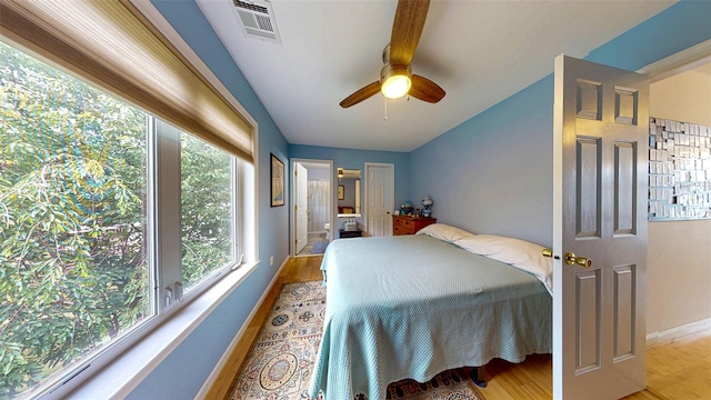 2 Riverstone Ct, Highland Mills, NY 10930 - bedroom featuring light wood-style flooring and ceiling fan