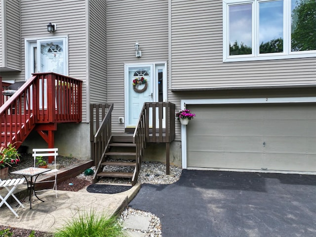 2 Riverstone Ct, Highland Mills, NY 10930 - entrance to property with asphalt driveway and a garage