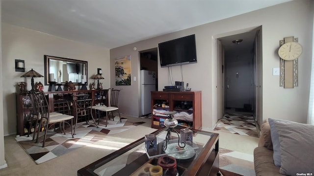 78-06 46th Ave Unit 6F, Elmhurst, NY 11373 - living room with light colored carpet