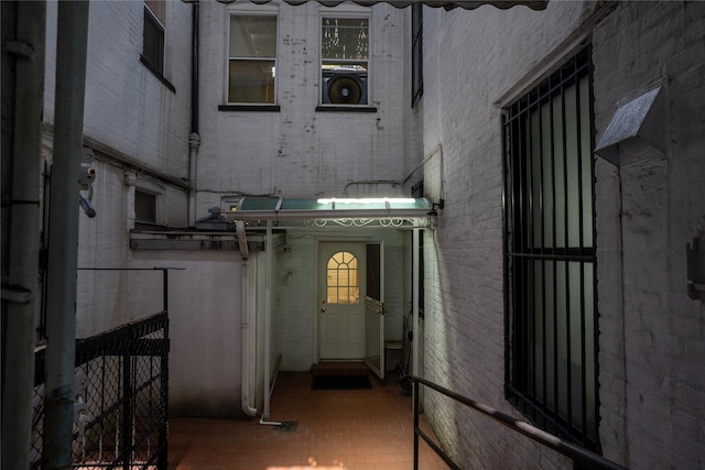 228 Pacific St, Brooklyn, NY 11201 - doorway to property with brick siding