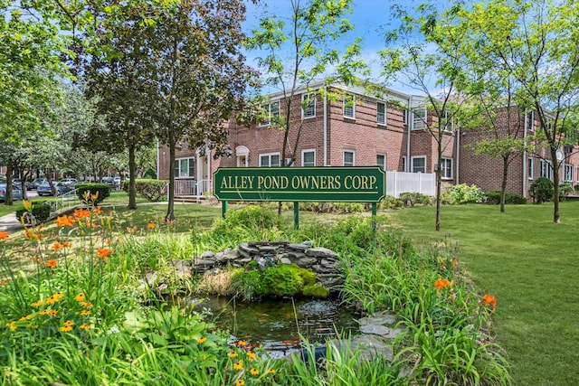 77-17 Springfield Blvd Unit B, Bayside, NY 11364 - community / neighborhood sign featuring a lawn