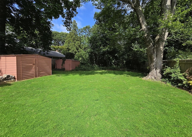 1439 Ocean Ave, Bohemia, NY 11716 - view of yard with a storage shed