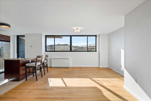 2287 Johnson Ave Unit 3A, Bronx, NY 10463 - dining space with light wood finished floors and baseboards