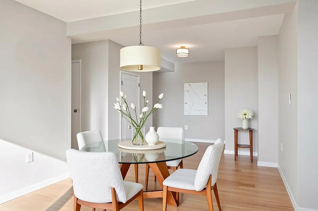 2287 Johnson Ave Unit 3A, Bronx, NY 10463 - dining area featuring light wood-style flooring and baseboards