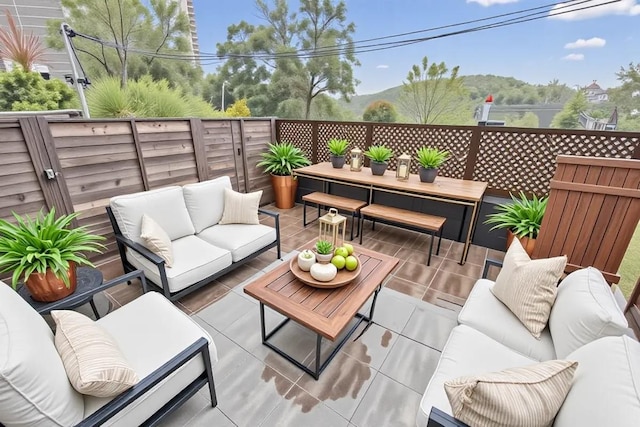2287 Johnson Ave Unit 3A, Bronx, NY 10463 - deck with outdoor lounge area, outdoor dining area, and a patio