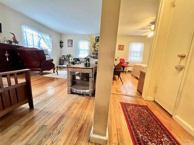 219-36 74th Ave Unit 323A1, Bayside, NY 11364 - corridor featuring light wood-style flooring