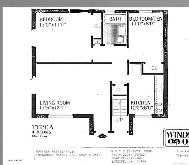 219-36 74th Ave Unit 323A1, Bayside, NY 11364 - view of property floor plan