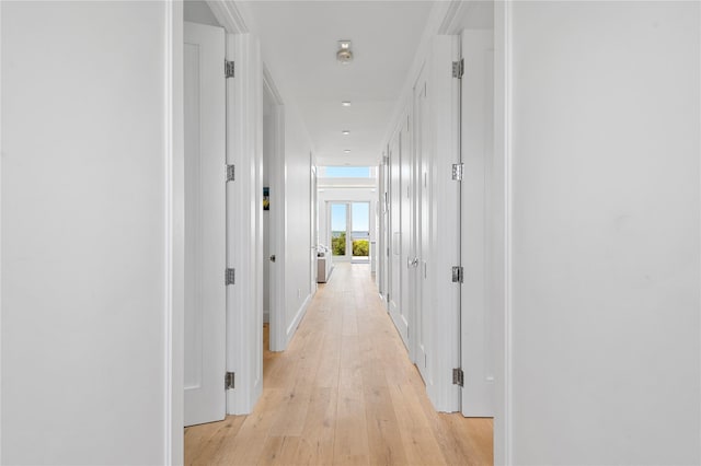 846 Dune Rd, Westhampton Dunes, NY 11978 - hallway with light wood-style flooring