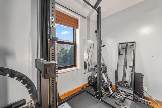 7910 34th Ave Unit 4J, Jackson Heights, NY 11372 - workout area with baseboards