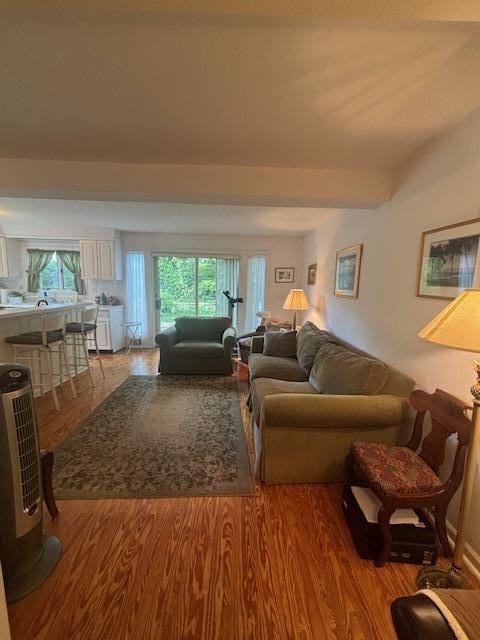 89 Hampton Ave, Albertson, NY 11507 - living room with wood finished floors