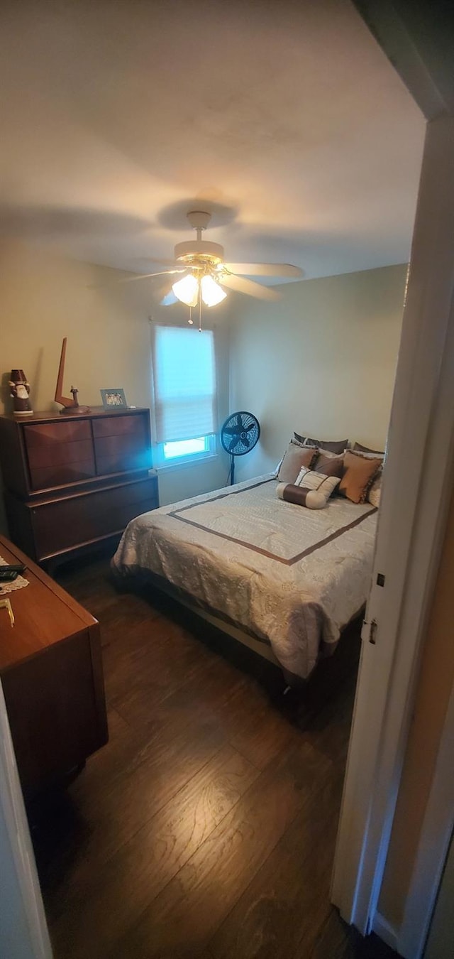 30 Chestnut Cir, Staten Island, NY 10312 - bedroom featuring wood finished floors and ceiling fan