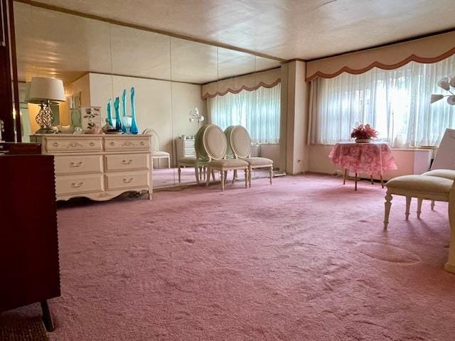 23-20 Bell Blvd Unit 2D, Bayside, NY 11360 - living area with carpet flooring