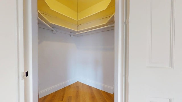 66-15 Thornton Pl Unit 6S, Rego Park, NY 11374 - walk in closet featuring wood finished floors