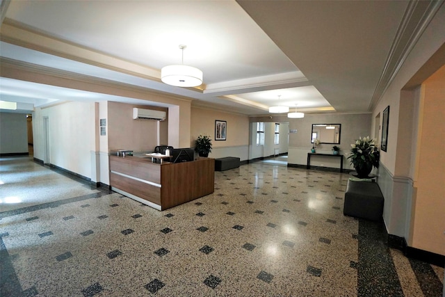7281 113th St Unit 5F, Forest Hills, NY 11375 - reception area featuring crown molding