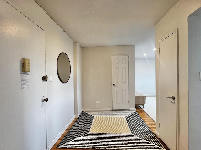 210-50 41st Ave Unit 6B, Bayside, NY 11361 - entryway featuring wood finished floors and baseboards