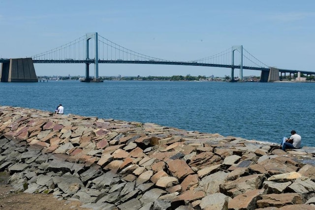 210-50 41st Ave Unit 6B, Bayside, NY 11361 - water view with a notable bridge