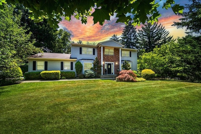 10 Evergreen Ct, Suffern, NY 10901 - neoclassical home with a front yard