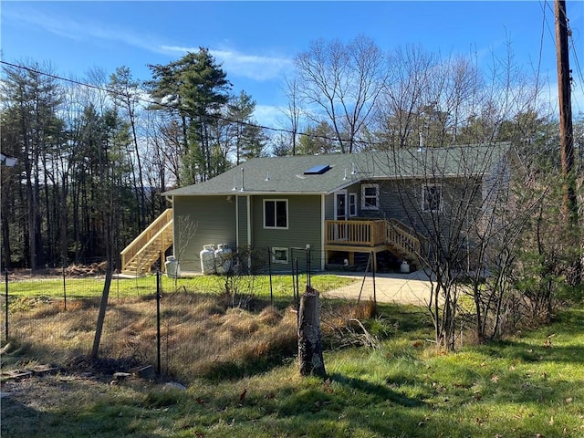 view of rear view of house