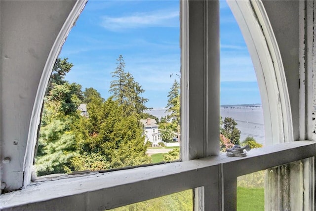 room details with a water view