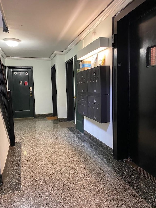 5645 Netherland Ave Unit 6D, Bronx, NY 10471 - corridor with mail boxes and elevator