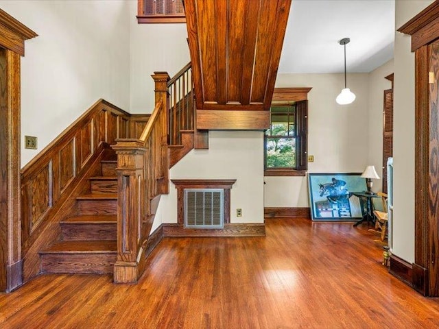 2 Pine Hill Rd, Chester, NY 10918 - stairs with wood finished floors and baseboards