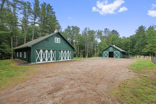 view of outdoor structure