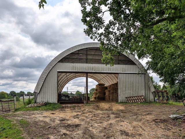 view of outbuilding