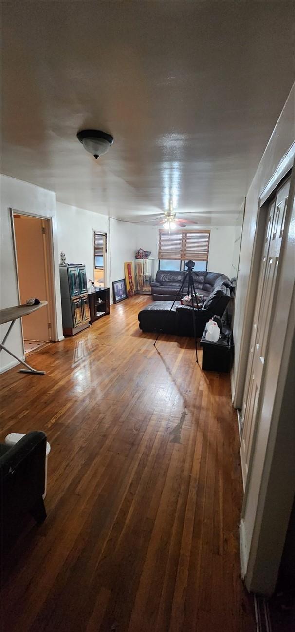 bedroom featuring hardwood / wood-style floors