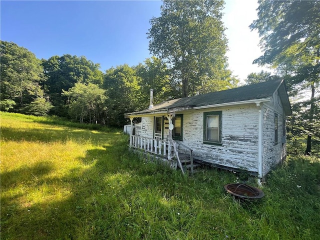 view of front of home featuring a porch