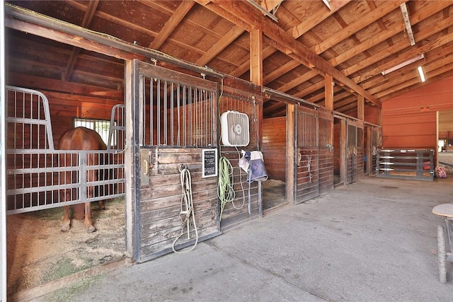 view of stable