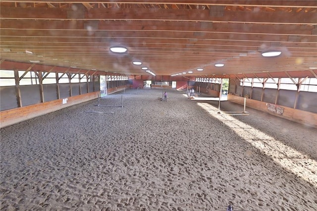 view of stable