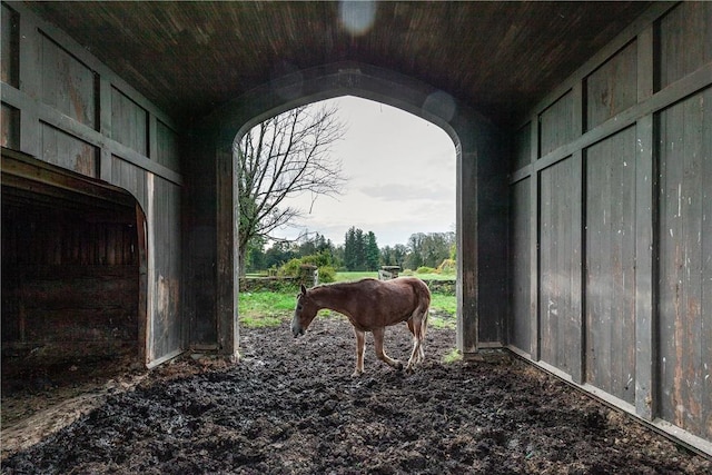 view of stable