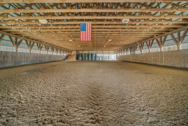 view of stable