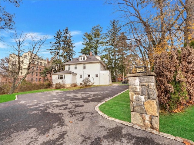10 Columbia Ave, Hartsdale, NY 10530 - view of side of property featuring asphalt driveway