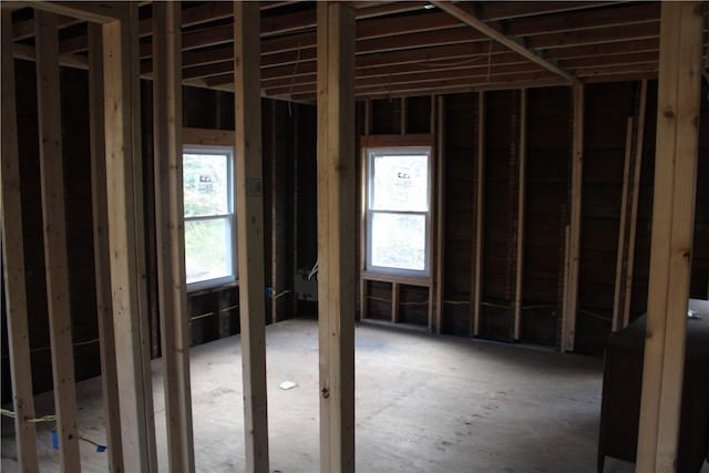 miscellaneous room featuring a wealth of natural light