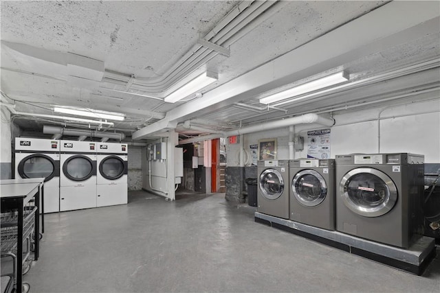 laundry area featuring separate washer and dryer