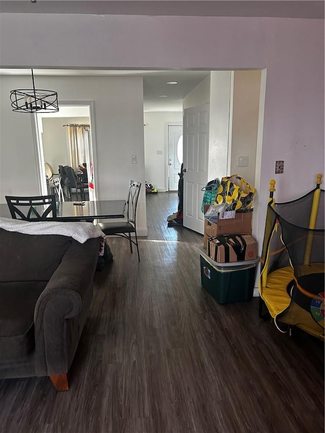 interior space featuring wood finished floors