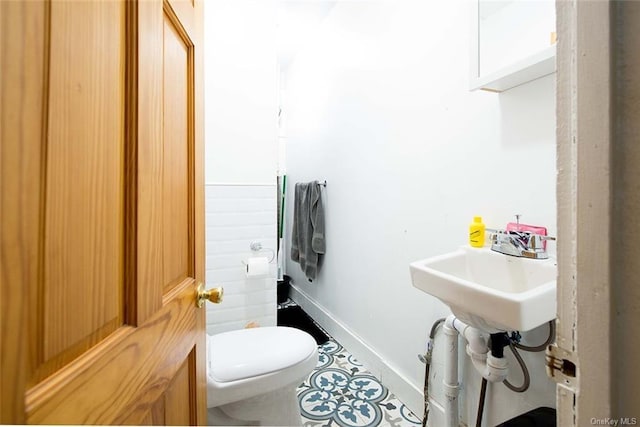 bathroom with toilet