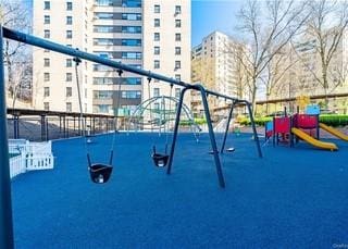 view of jungle gym