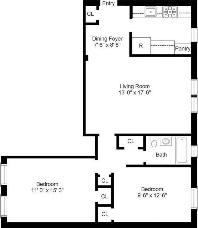 5615 Netherland Ave Unit 6G, Bronx, NY 10471 - room layout