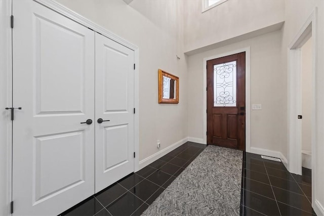 view of tiled entryway